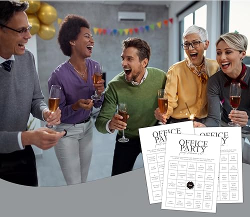 Juego de mesa Office Party Find Someone Who Games, 30 cartas miniatura 5