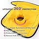 Hisprout 360 Comfort Universal Kindersitz Protektor Pad für Töpfchen Training,Windel Lecks für Toilettentraining,Fit Alle Größen Autositze(Yellow)
