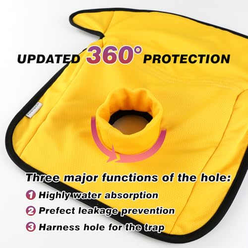 Image of Piddle Pads, Multi-use and Leak Free Lines for Baby Stroller, High Chair & Car Seat, Waterproof Toilet Training Seat Covers for Toddles (Yellow, 1 Pack)