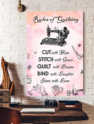 Quilting Rules Tailoring Quilt�|�X�^�[ �V�����Ċy�������B���e�[�W���^���u���L�T�C���A�������O�z�[���f�R���[�V�����E�H�[���A�[���f�R�T�C���A40.5x12�C���`�A�P�[�u�K���[�W�o�[�J�t�F�T�C��