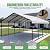 RITERYIFER 20x20FT Carport - Heavy Duty Canopy with Reinforced Galvanized Steel Frame & Roof, All-Weather Metal Car Port for 2 Cars, Boats, Tractors, Pickup Trucks or Party Shelter,White