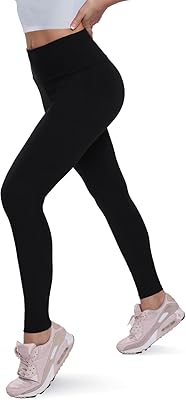 QGGQDD Fleece Lined Leggings Women - Soft Tummy Control High Waisted Winter Thermal Warm Yoga Pants for Workout Hiking