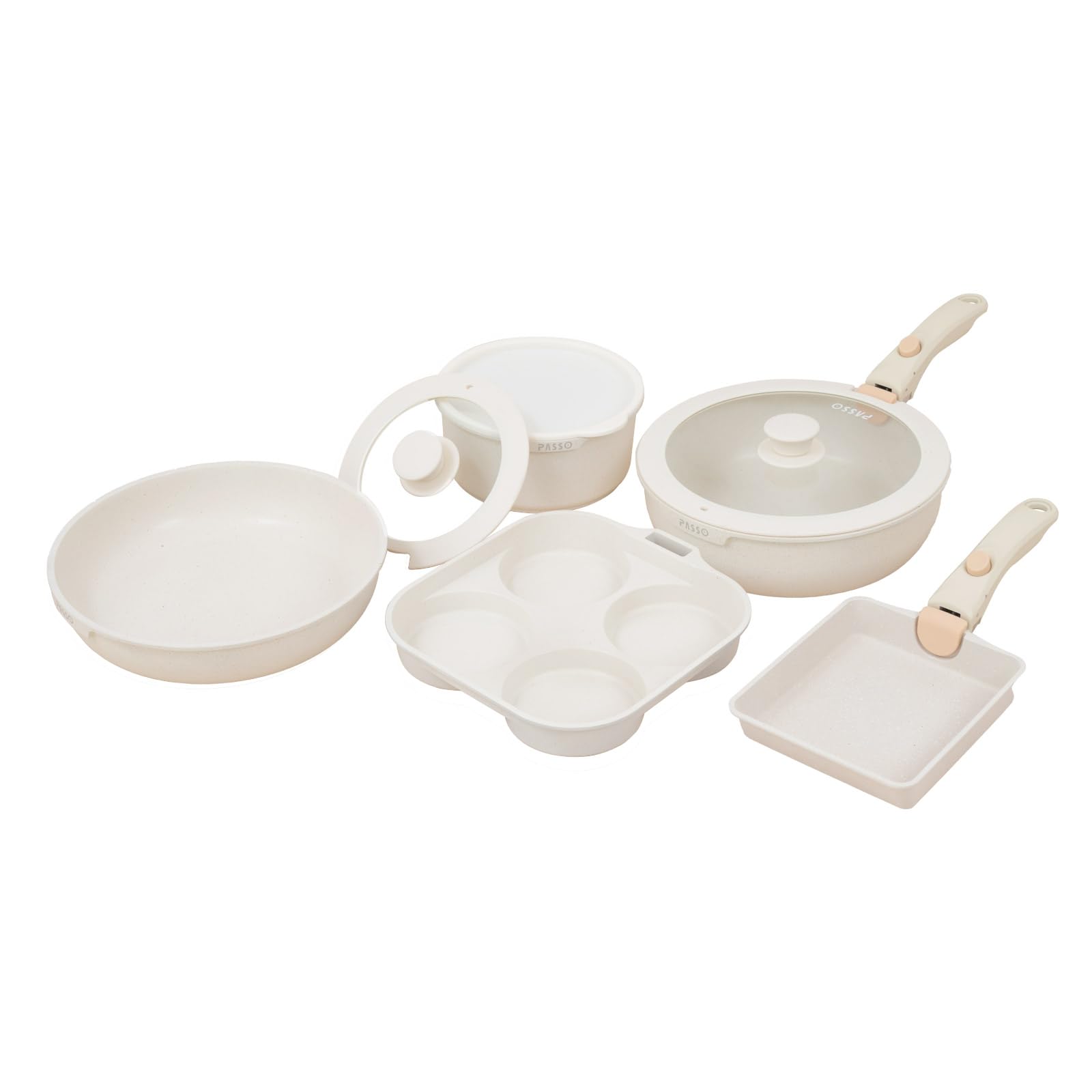 サインキングダム フライパン セット 13点 IH対応 ガス火対応 鍋セット 2000円クーポンあり」フライパン セット ih 13点 IH〜ガス火対応