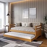 Sofá Cama Bicama Solteiro Lux Imbuia