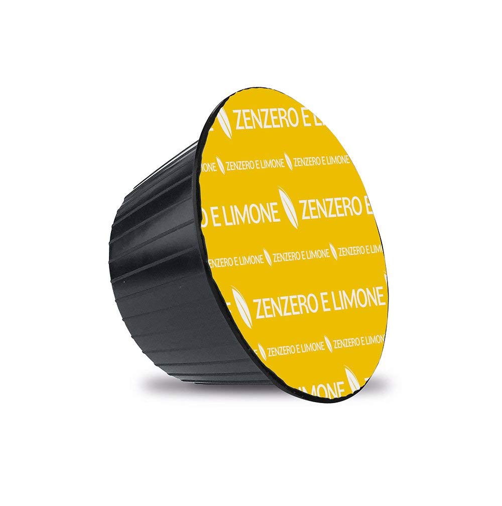 Foodness - 60 cápsulas de jengibre y limón, compatibles con Dolce Gusto, sin gluten (6 cajas)
