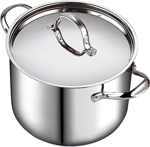 Top 10 Stainless Steel Stock Pots of 2022 - Katynel
