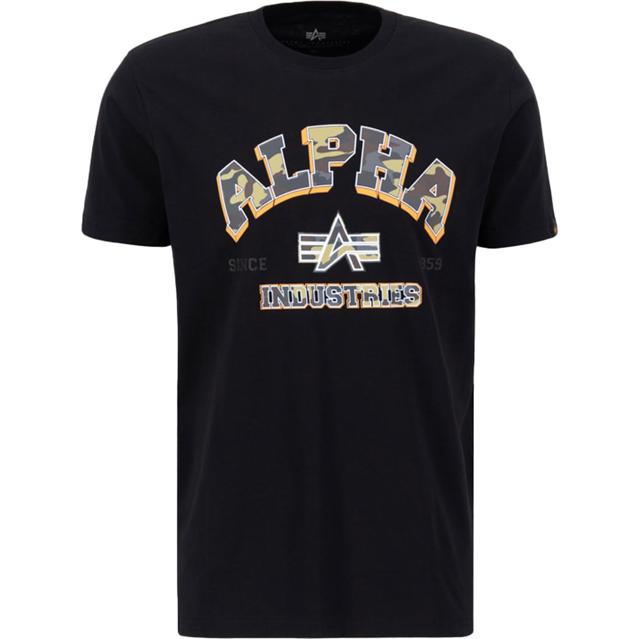 Alpha Industries Noir T-Shirt College Camo