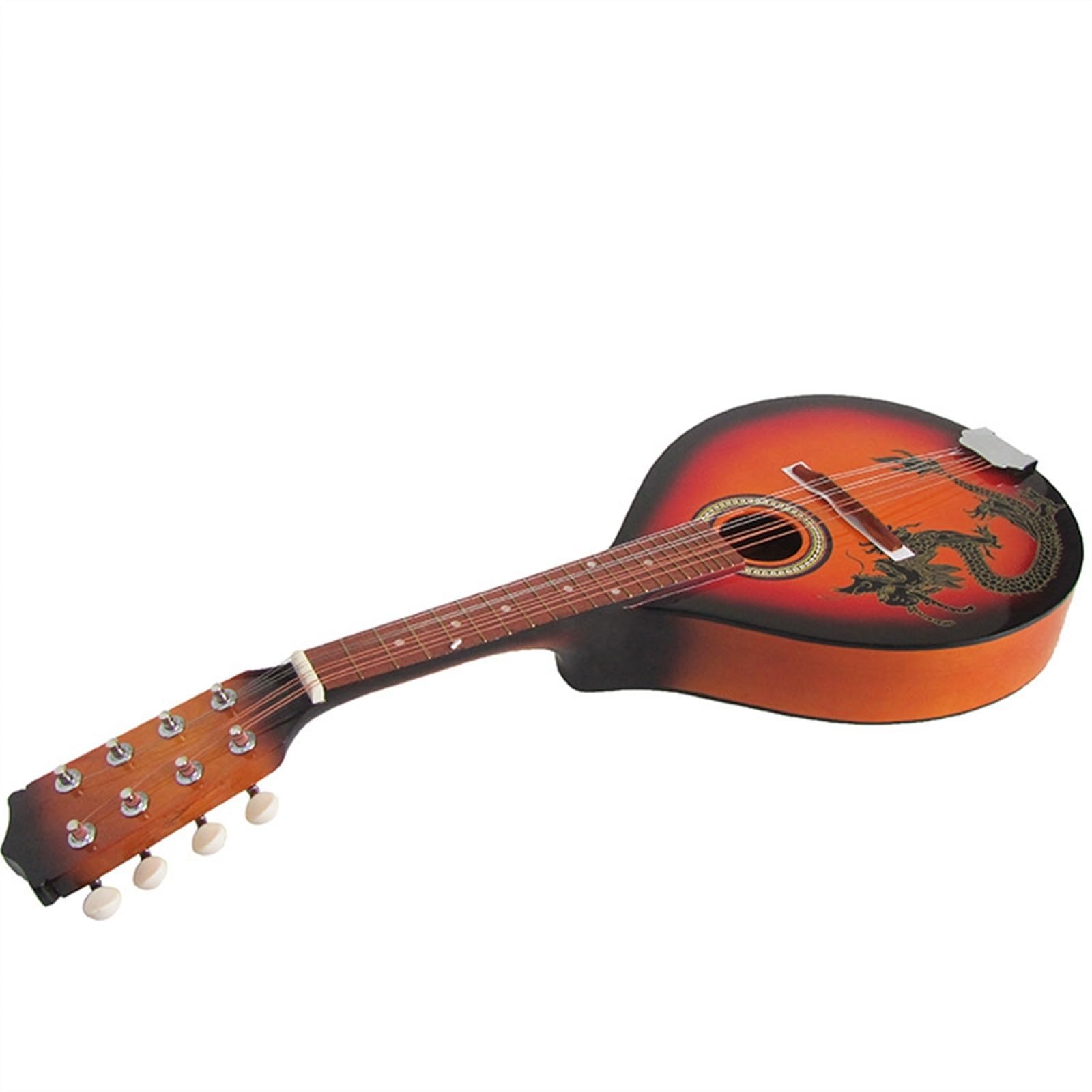 Amazon | マンドリン楽器 高音丸穴マンドリン 8 弦バスウッド