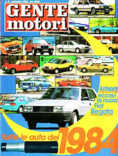  Gente Motori 9 settembre 1983 De Adamich ha provato la Lamborghini Jalpa