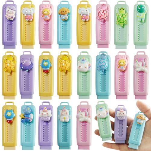 Gommes rétractables mignonnes de crayons pour effacer proprement sans trace