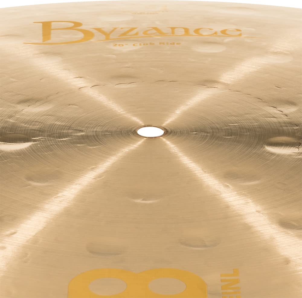 Meinl Cymbals Byzance Jazz Wolfgang Haffner Cymbale Club Ride 20 pouces (50,80cm) pour Batterie – Bronze B20, Finition Traditionnelle (B20JCR)