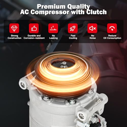 Image of cciyu Air Conditioning Compressor Fit for Mercedes-Benz CL550 S450 S550