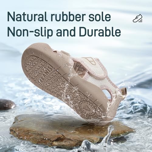 Image of TARANIS Boys Girls Outdoor Sport Sandals Closed Toe Water Beach Hiking Lightweight Athletic Summer Shoes
