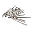 Alnicov Guitar Fretwire,22Pcs Nickel-plated Copper 2.2mm Fret Wire Set for Electric Acoustic Guitar 22 Frets Fingerboard,Sliver #2
