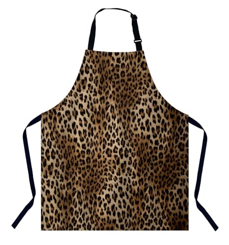 Tablier léopard 05 grand format 27 X 31 Inch réglable