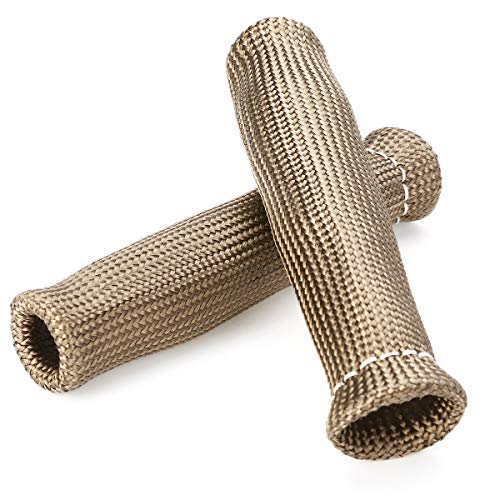 Titanium Spark Plug Wire Boots Thermal Protection Insulator Sleeve, 2500 Degree Heat shield Cover Wrap 6 inch for Car Truck 8PCS - Image 7
