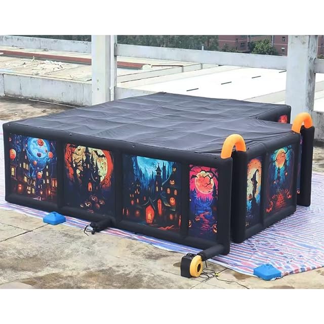 Christmas Inflatable Commercial Giant Inflatable Labyrinth Maze Square ...