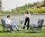 VONZOY Patio Furniture Set 3 Pieces, Wicker Outdoor Rocking Bistro Set with Thick Cushions, Outdoor Rocker Chairs and Coffee Table for Porch, Backyard or Garden (Grey)