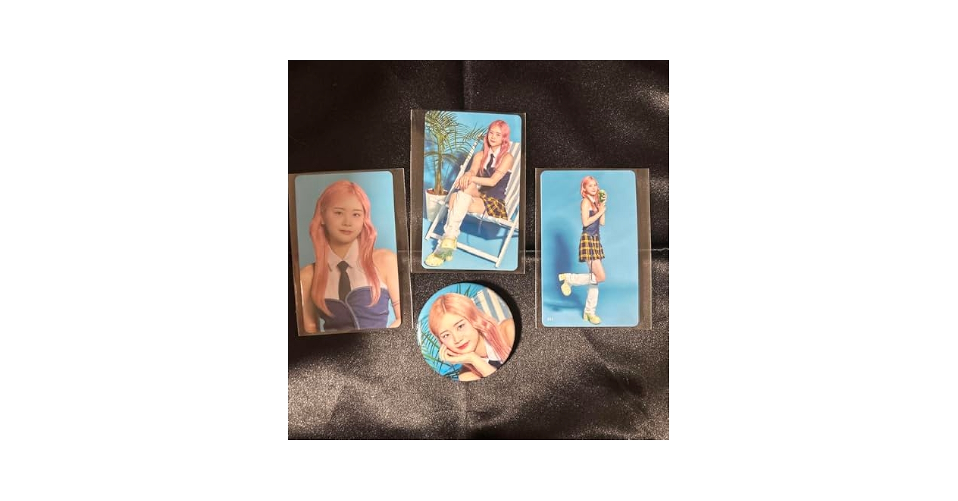 日プ ME:I ミーアイ 佐々木心菜 HMV 缶バッジ ミーアイ ME l 佐々木心菜 缶バッジ 推し 推し活 グッズ