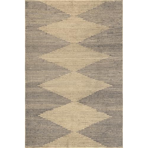 Tapete nuLOOM Natural Geométrico 5' x 8' miniatura 5