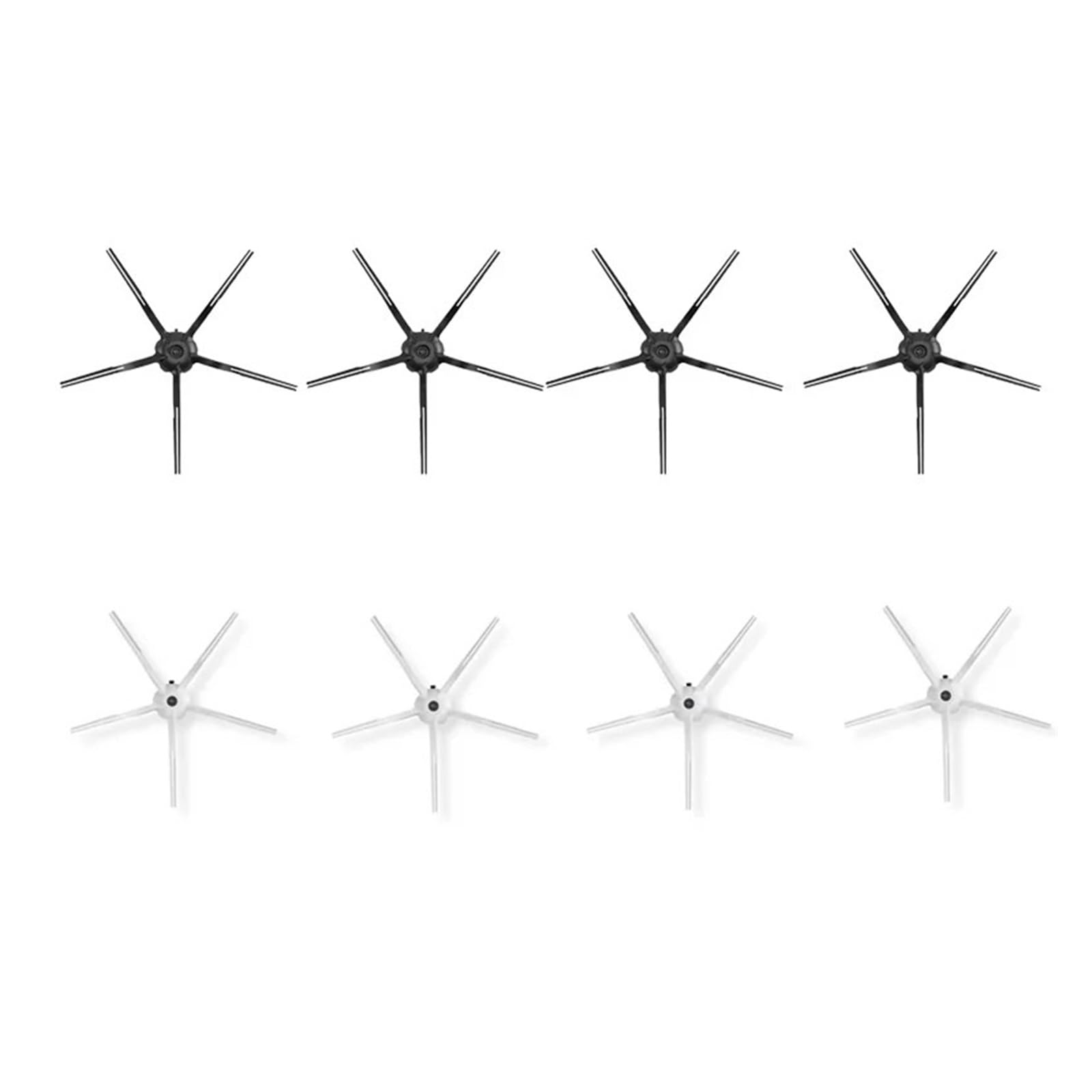 5-Arm Side Brush. Compatible for Roborock, S8 /S8 Pro Ultra /S7 Maxv Ultra / S7 / S7 Max / S7 Maxv/ S6 / S5 MAX Silicone Brushes, Sweeping Robot Accessories. (Color : 8PCS)