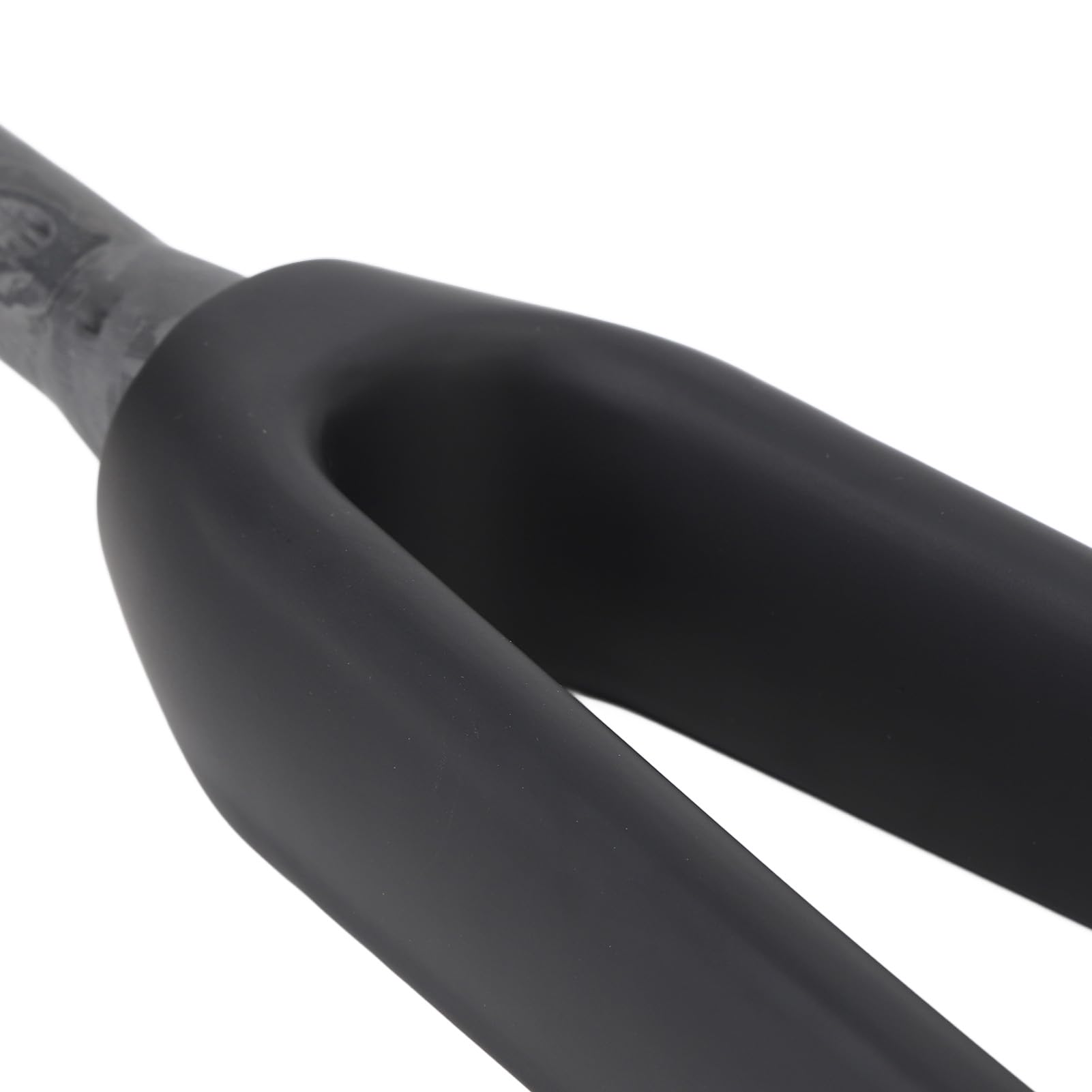 Fahrrad-Vorderradgabel aus 3K-T800-Kohlefaser, 100 x 12 mm Steckachse, 1-1/8 Zoll Durchmesser, 45 mm versetzte flache Scheibenbrems-Vorderradgabel (Matt)