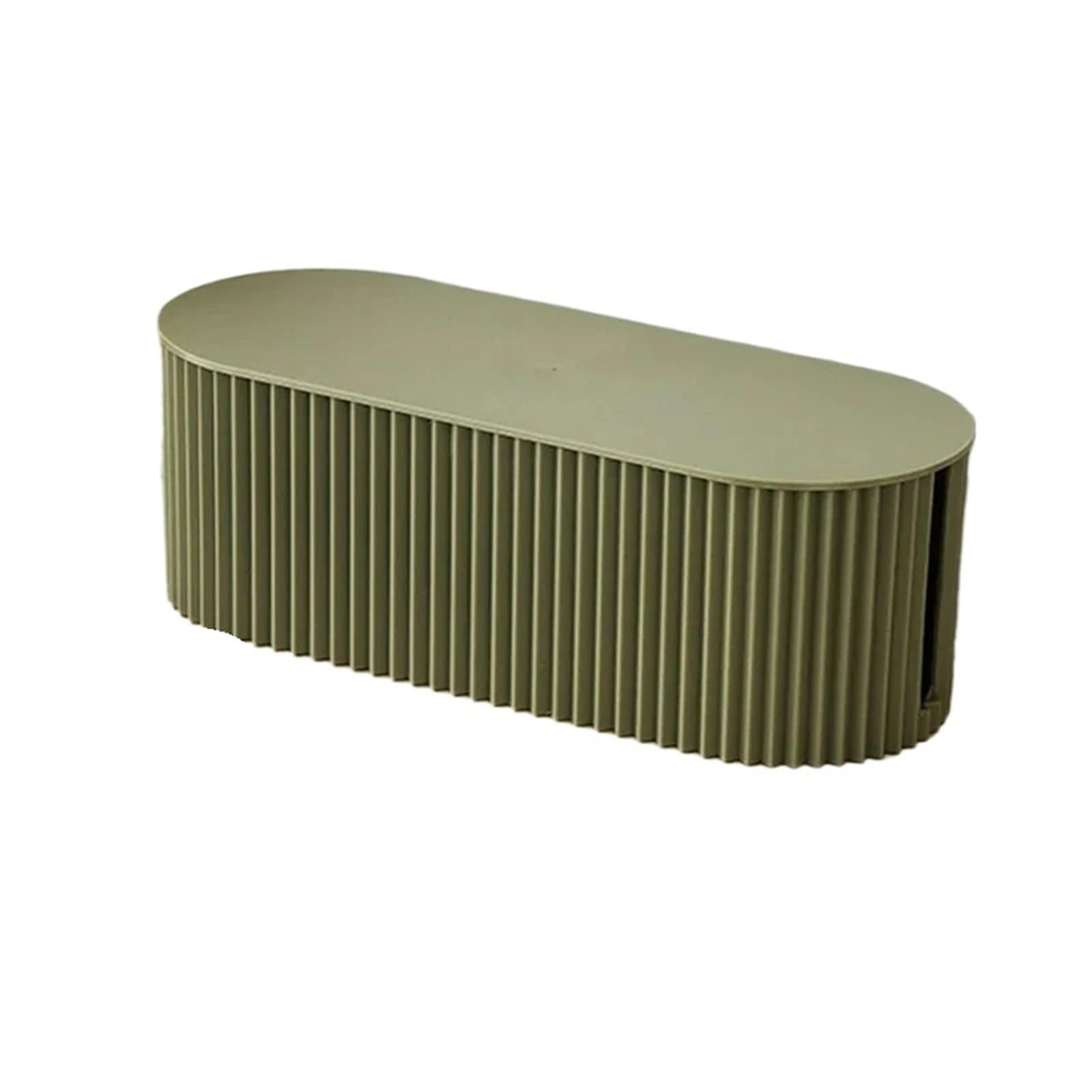 Organizzatore di Cavi Scatola di immagazzinaggio Cavi Scatola di immagazzinamento Dati di Grande capacità Scatola di Gestione dei Cavi da Tavolo Staffa for Router per Riporre I Cavi(L Brown)