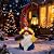 Vovkokc Gnome Garden Decor Statue - Solar Lantern Christmas Gnomes Decorations for Yard with Succulent and 6 LED Lights Outdoor Decoration for Patio