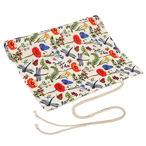 Lbxgap WP-16804 168 Slot Pencil Roll Wrap Up Pencil Pouches Holder,Travel Drawing Coloring Pencil Roll Organizer For Watercolor Pens Or Markers, Pencil Case Organizer thumb #1