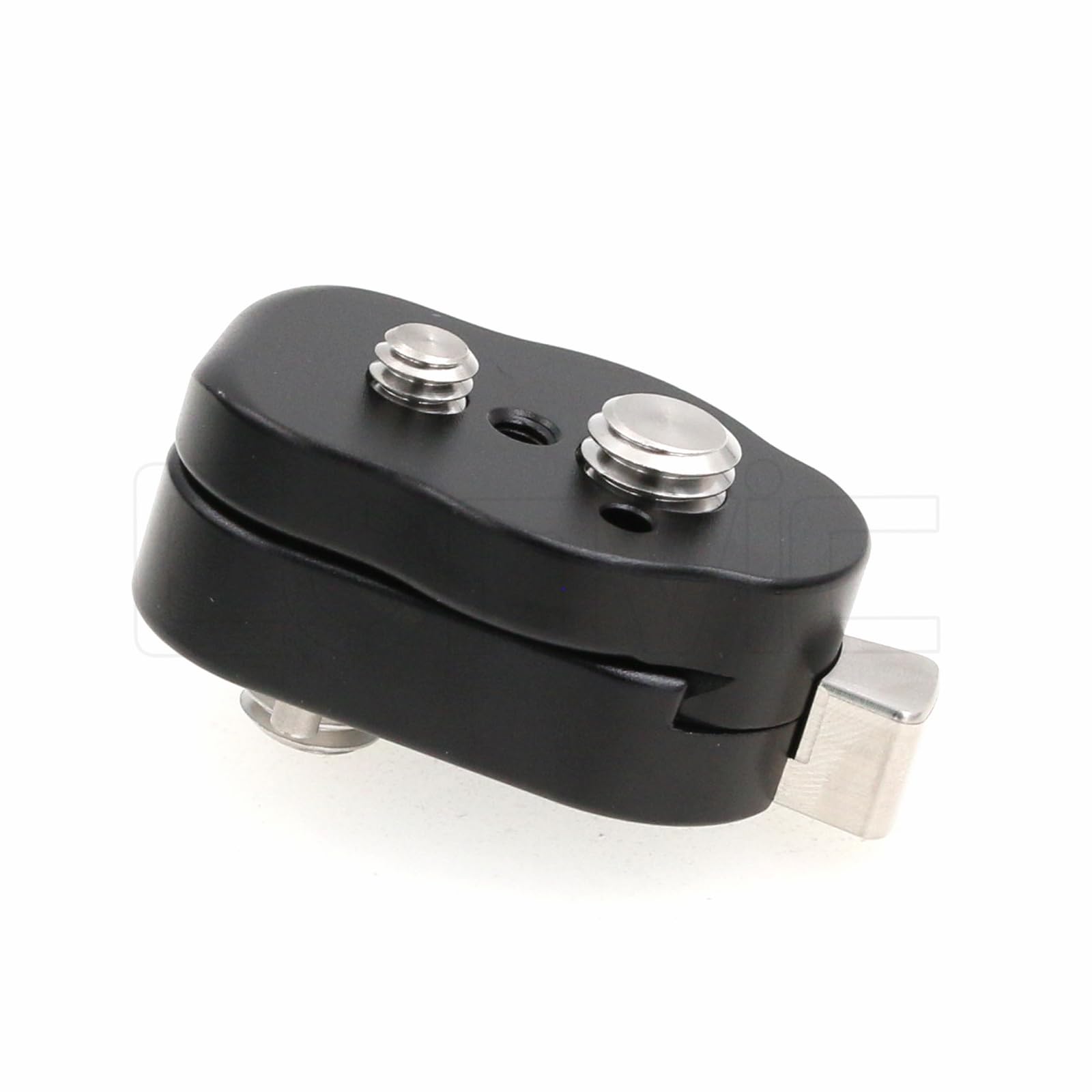 Eonvic 3/8" Screws Mini Quick Release Plate Lock Mount for ARRI RED Camera Monitor Camera Tripod LCD Monitor Magic Arm (Black)