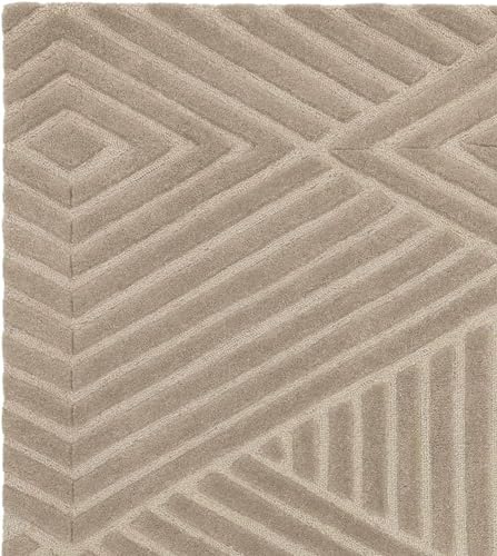 Image of Woolen Modern Collection Tufted Carpet for Living Room Bedroom and Hall Size 8 x 10 Feet Color Multi-5