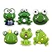Gzjdtkj Calamita da frigo 6pcs Rana Coccinella Gatti frigo Magnete Cartoon Souvenir Resina Frigorifero Frigorifero Messaggio Magnetico Home Decor Cucina Accessori (Color : 6pcs Different Frogs)