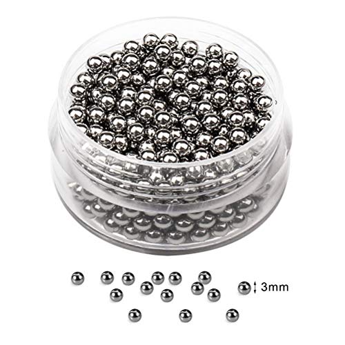 nuoshen 800 stuks roestvrijstalen parels voor glas, reiniging van parels, zeer eenvoudige reiniging van de stalen kogels… - Afbeelding 3