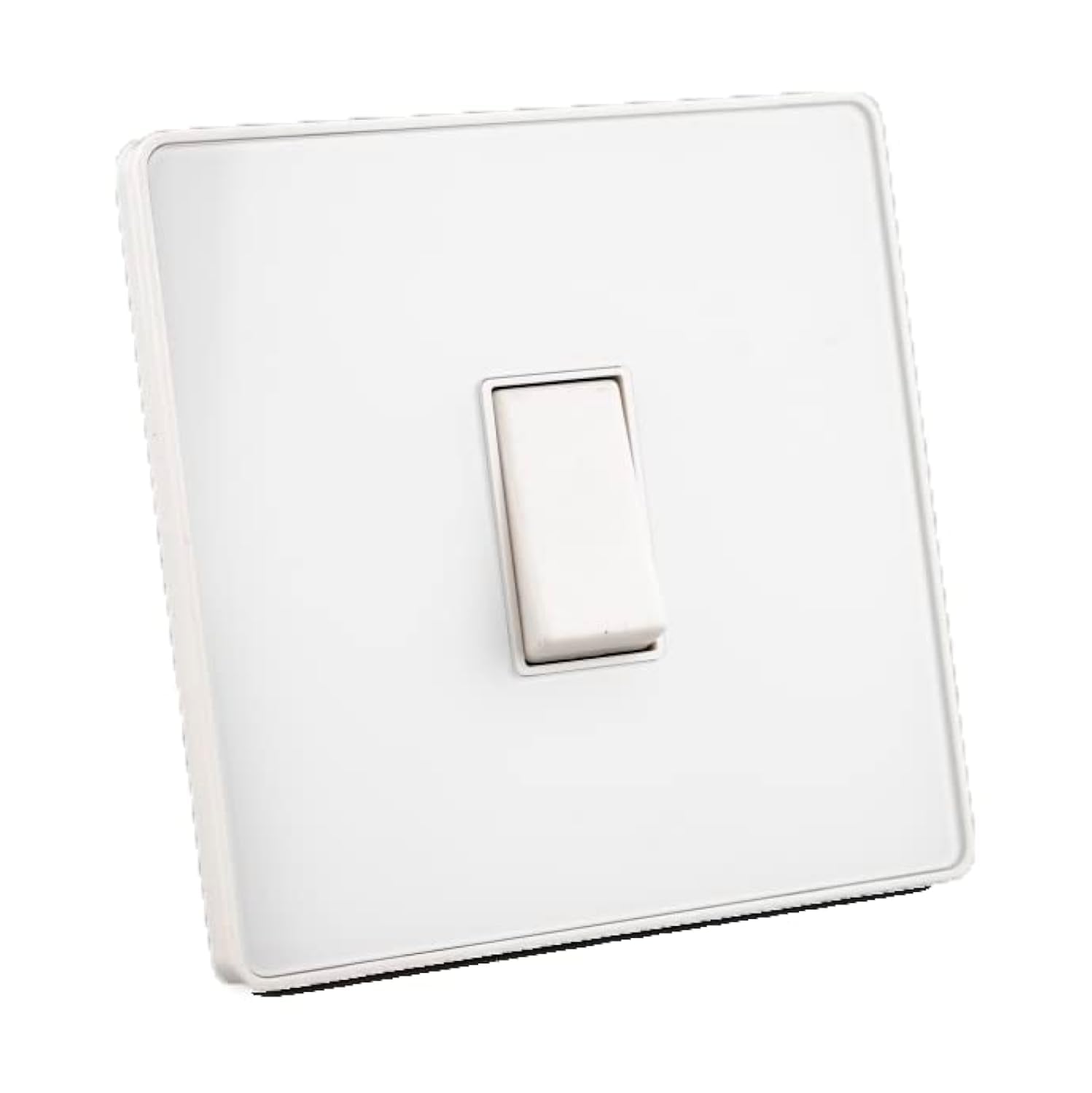 Glass Screwless - 1Gang 10AX 2-Way Switch- White