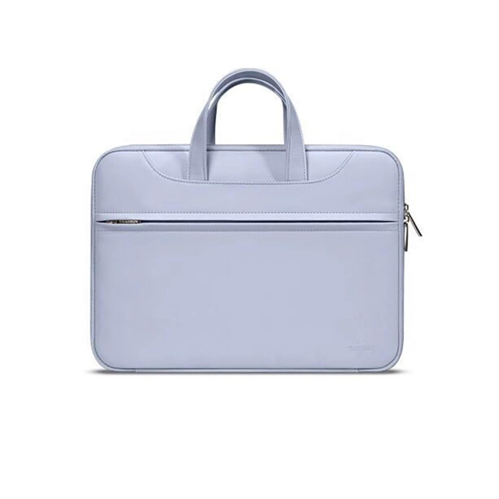 Que Lleva Estuche de Cuero for portátil, Bolsa Trabajo Que se Puede Abrir Completamente, Oficina Viajes Negocios(Blue,Grande)