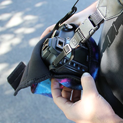 image for USA Gear Mirrorless Camera Sleeve - Neoprene Protection, Belt Loop, Ac