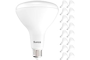 Sunco Lighting 16-Pack BR40 65W Indoor Flood Light Bulbs: Illuminate Your Spaces Brightly