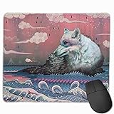 Die Maus kann schnell bewegt und genau auf der glatten Oberfläche positioniert werden. Ideal für Ihren Laptop, Computer & PC.