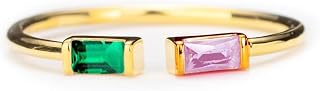 18K Gold Sterling Silver Rose Gold Dainty Custom Birthstone Baguette Gemstone Dainty Ring Personalized Gift for Women