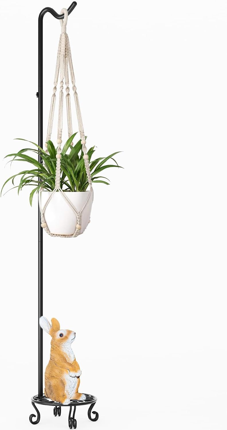 Crochet de berger avec base réglable en hauteur pour jardin extérieur 190