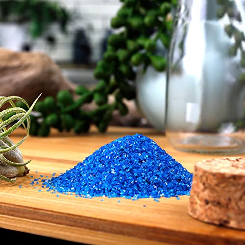 NW Wholesaler 1 lb Bright Blue Hawaii Fine Floral Sand for Vase Fillers, Floral Arrangements, Planters and Pots, Terrariums, Aquariums, DIY, Decor, Fairy Garden, and Arts & Crafts
