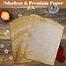 80 Sheets Vintage Paper, 8.5
