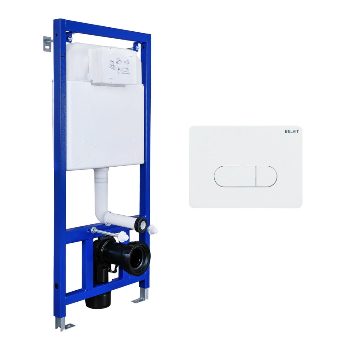 Belvit Elemento de montaje para pared con placa de accionamiento