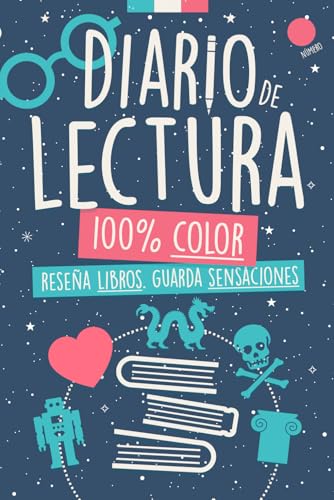 Diario de Lectura 100% Color: Resena libros. Guarda sensaciones