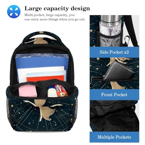 Sac à dos polyvalent Vierge dorée 67 idéal pour le lycée les cours et les sorties