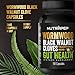 NutraPep Wormwood Black Walnut Clove Capsules - Natural Detox Gut Cleanse - Digestive Health & Intestinal Support - Advanced Wormwood Combination Walnut Herb Extract Supplement for Adults