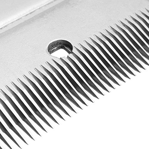 TAKEKIT Horse Clippers Replacement Blades, Detachable Universal Blades for Professional Horse Grooming Clippers, Top and Bottom, Stainless Steel, 35-Teeth - Thumbnail 6