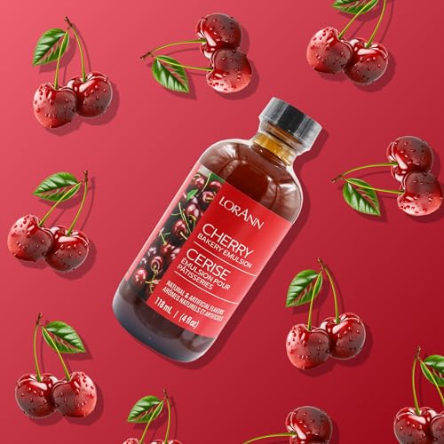 image for Lorann Oils Cherry Bakery Emulsion: Authentic Cherry Flavor, Perfect f