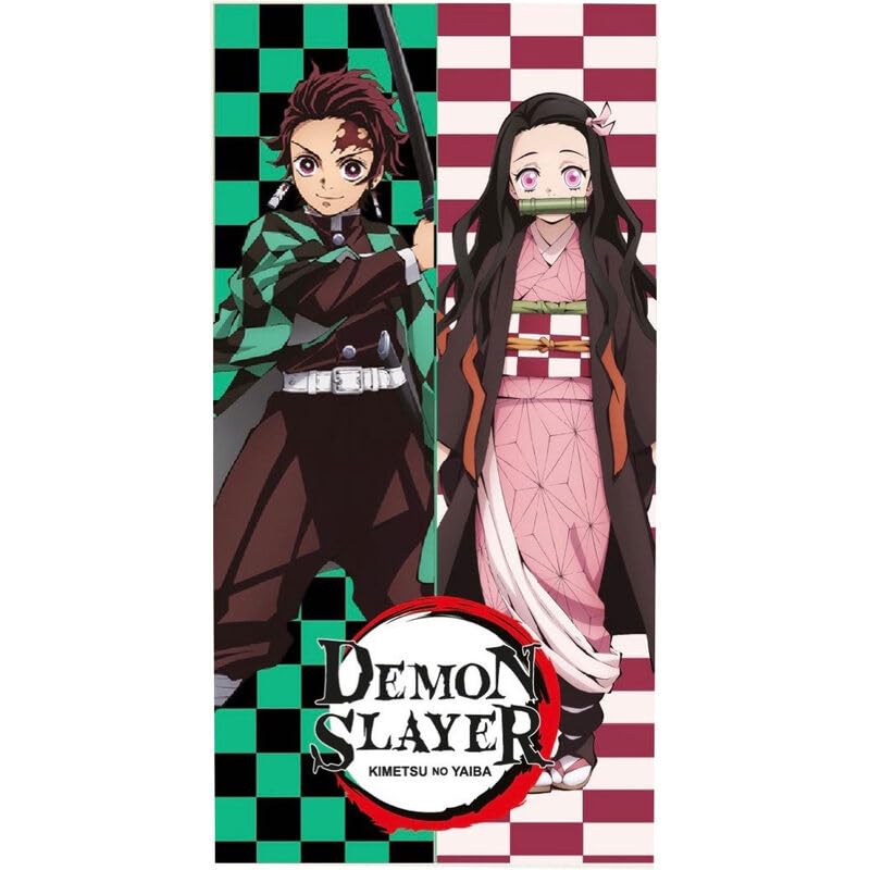 Toalla Demon Slayer Kimetsu no Yaiba microfibra, Multicolour, One-size