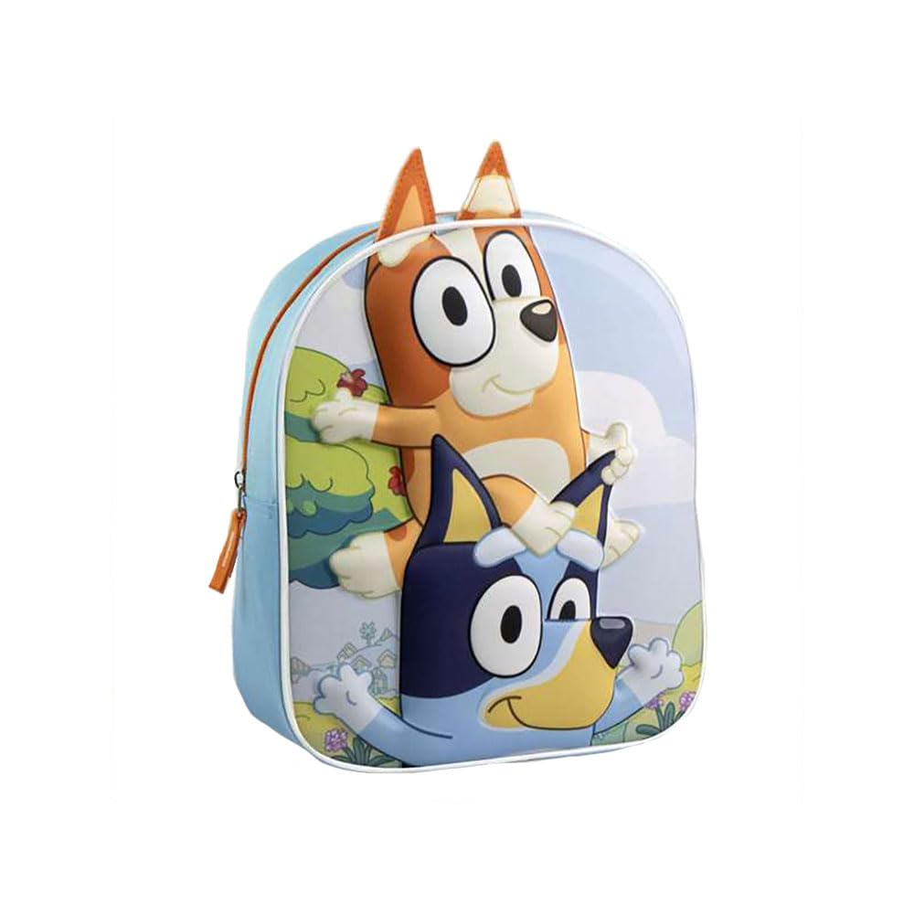CERDÁ LIFE'S LITTLE MOMENTS Children's 3D Applications Measurements Backpack Bluey 22 x 27 x 10 cm, Unisex Children, Mod. 10, Mod. 14 UK, 22.0x27.0x10.0 cm